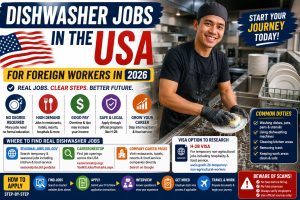 Dishwasher Jobs in the USA for Foreign Workers in 2026: Where to Find Openings and How to Apply