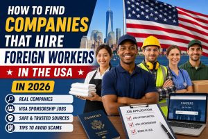 How to Find Companies That Hire Foreign Workers in the USA in 2026